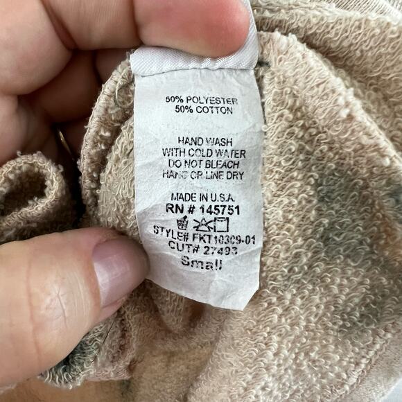 Fantastic Fawn Bleach Dye Oversized Shacket Size S - Picture 4 of 10